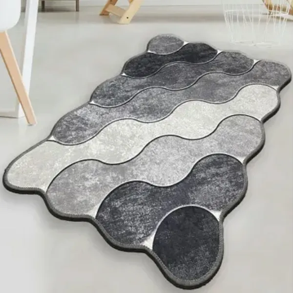 Коврик для ванной Trendy Circle  Полиэстер / Серый photo 2