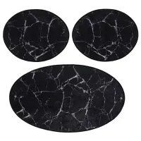 Набор ковриков для ванной Trendy Marble Полиэстер / Черный photo 3