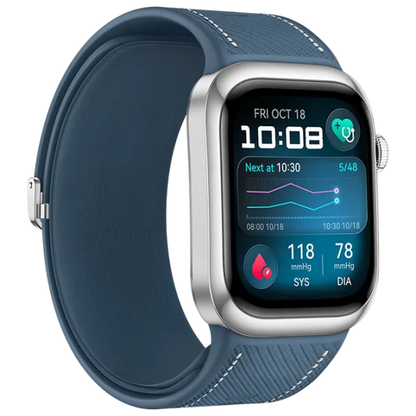 Ceas inteligent Huawei Watch D2  1.82" / 48 mm / Silver - Blue /  photo 3