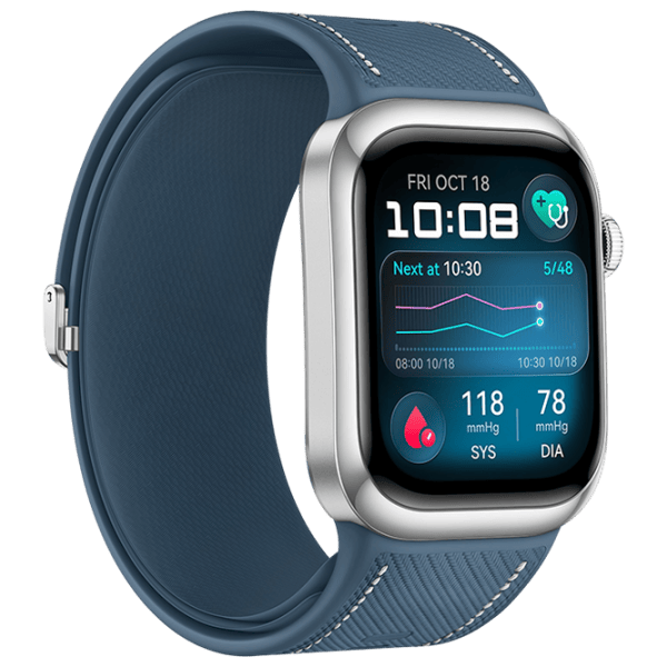 Ceas inteligent Huawei Watch D2  1.82" / 48 mm / Silver - Blue /  photo 3