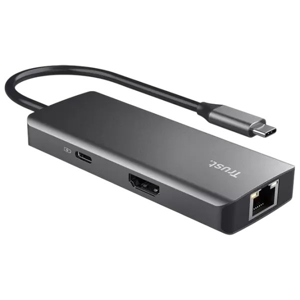 Адаптер Trust Dalyx 6-in-1 USB Type-C / Серебряный photo 2