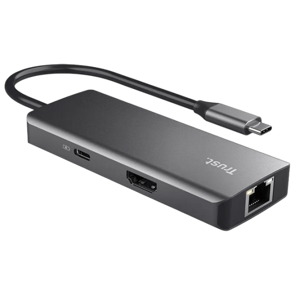 Адаптер Trust Dalyx 6-in-1 USB Type-C / Серебряный photo 2