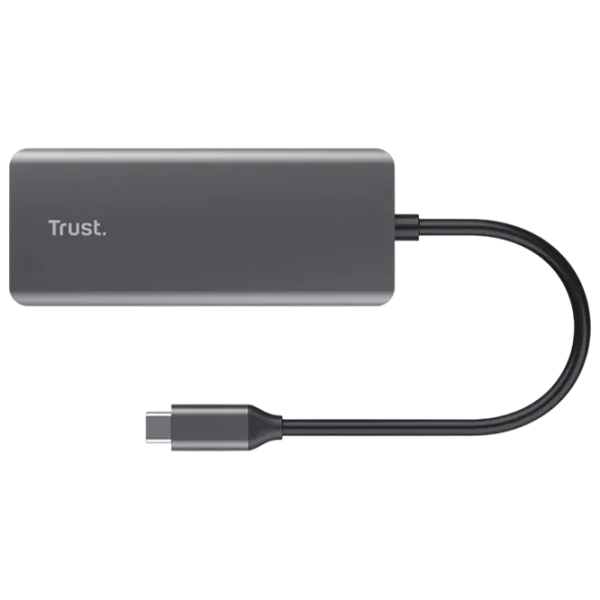 Адаптер Trust Dalyx 6-in-1 USB Type-C / Серебряный photo 4
