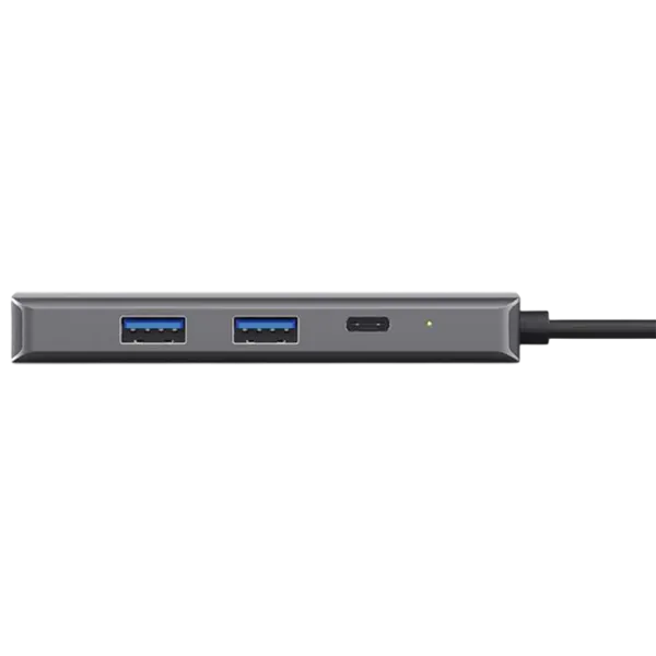 Адаптер Trust Dalyx 6-in-1 USB Type-C / Серебряный photo 5