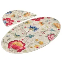 Set covorașe de baie Trendy Arya Poliester / Beige