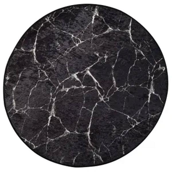 Коврик для ванной Trendy Marble Полиэстер / Черный photo 1