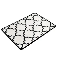Covoraș de baie Trendy Kupa Poliester / White