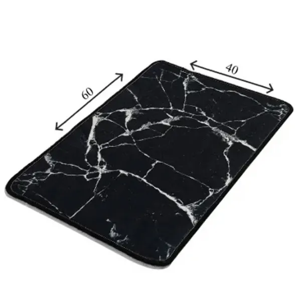 Коврик для ванной Trendy Marble DJT Полиэстер / Черный photo 2