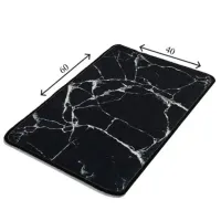 Коврик для ванной Trendy Marble DJT Полиэстер / Черный photo 2