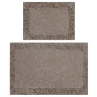 Set covorașe de baie Trendy Stone Bumbac / Beige photo 3