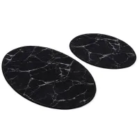Набор ковриков для ванной Trendy Marble DJT Полиэстер / Черный photo 3