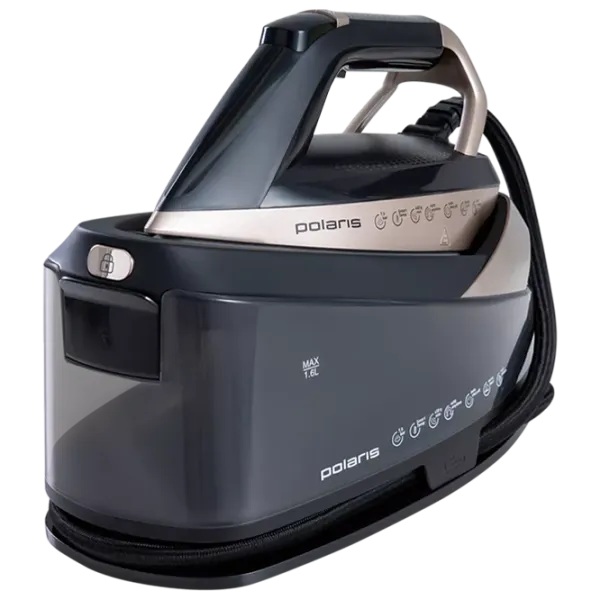 Fier de călcat Polaris PSS7590K Cu generator de aburi / 3000 W / Black photo 1