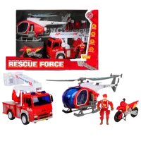 Комплект машин HD Toys 66443   / / White Красный