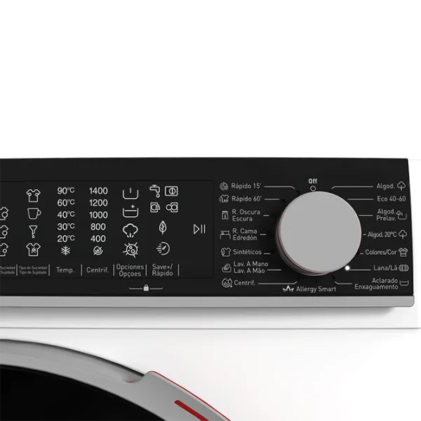 Стиральная машина SHARP ES-NFL914CWNA-EE 9 кг / 1400 об/мин / Белый photo 9