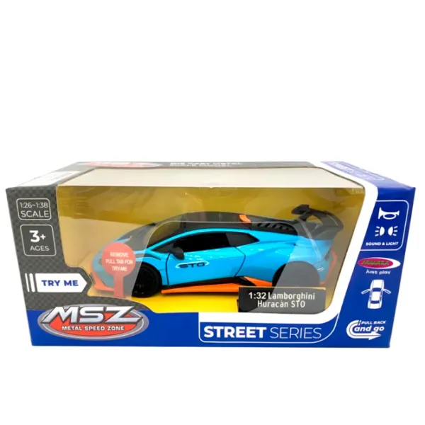 Машинка MSZ Huracan STO 68279A  / / Оранжевый Голубой photo 6