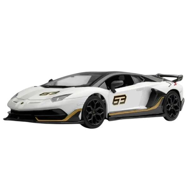 Машинка MSZ Aventador SVJ 68269A/1  / / Черный Белый photo 1