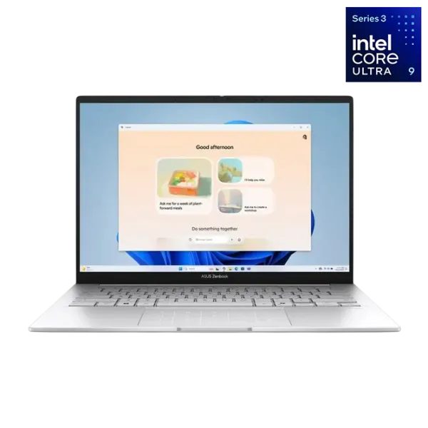 Laptop Asus Zenbook 14 OLED UX3405CA Core Ultra 9 285H / 16 GB / 1 TB / VGA Integrată / Silver photo 1