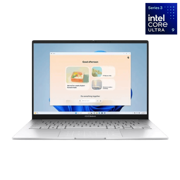 Laptop Asus Zenbook 14 OLED UX3405CA Core Ultra 9 285H / 16 GB / 1 TB / VGA Integrată / Silver photo 1