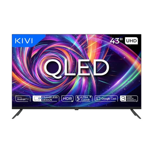 Телевизор Kivi 43U7000MB 43" / QLED / 4K / Smart TV / Черный photo 1