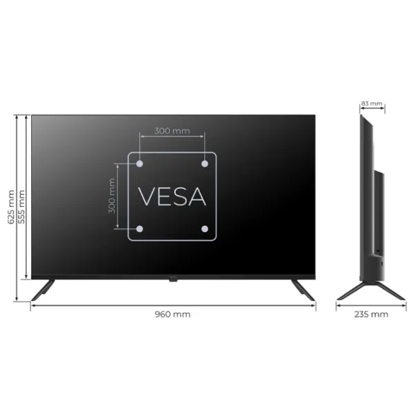 Телевизор Kivi 43U7000MB 43" / QLED / 4K / Smart TV / Черный photo 6