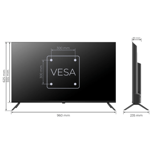 Телевизор Kivi 43U7000MB 43" / QLED / 4K / Smart TV / Черный photo 6