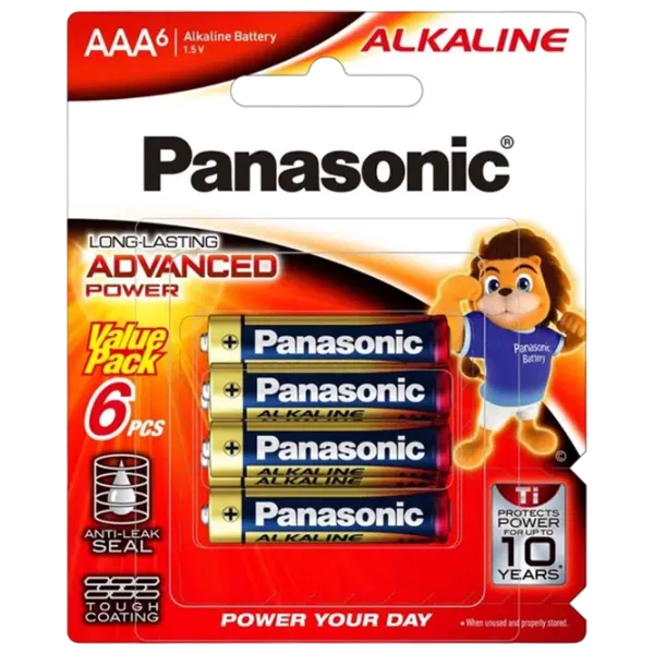 Baterie Panasonic Alkaline AAA 1.5 V / 6 buc. photo 1