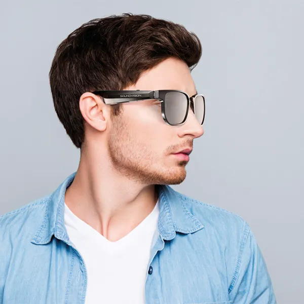 Ochelari smart Cellularline BTSOUNDVISIONK Black Fără fir / Gray photo 5
