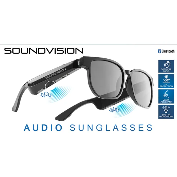 Ochelari smart Cellularline BTSOUNDVISIONK Black Fără fir / Gray photo 6