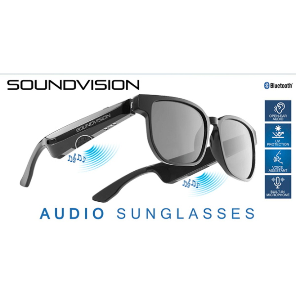 Ochelari smart Cellularline BTSOUNDVISIONK Black Fără fir / Gray photo 6