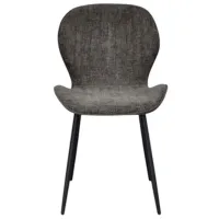 Scaun de bucătărie Evelin YTC-064B Stofă/ Dark Gray Black