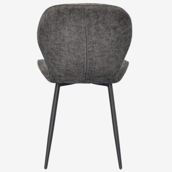 Scaun de bucătărie Evelin YTC-064B Stofă/ Dark Gray Black photo 2