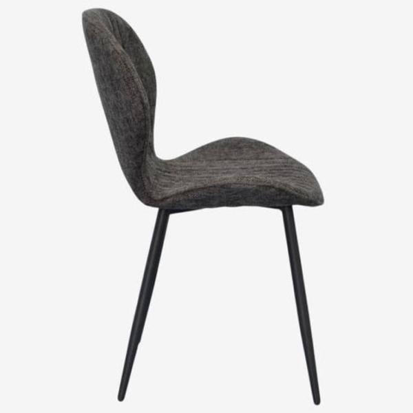 Scaun de bucătărie Evelin YTC-064B Stofă/ Dark Gray Black photo 3