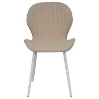 Scaun de bucătărie Evelin YTC-064WH Stofă/ Light Beige Gray