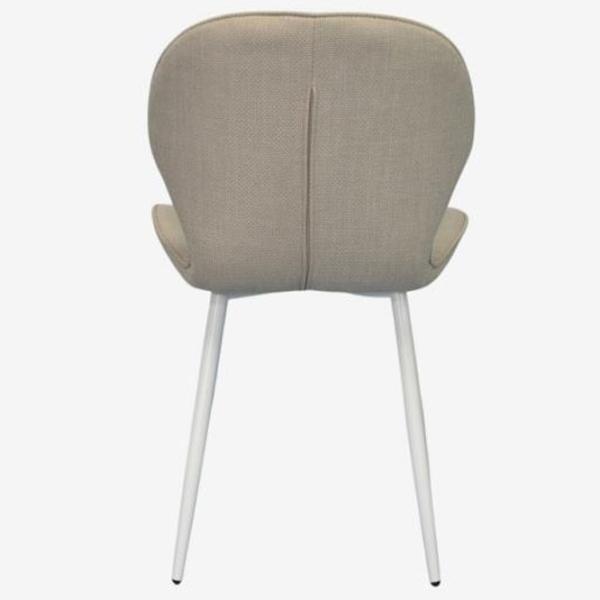 Scaun de bucătărie Evelin YTC-064WH Stofă/ Light Beige Gray photo 2