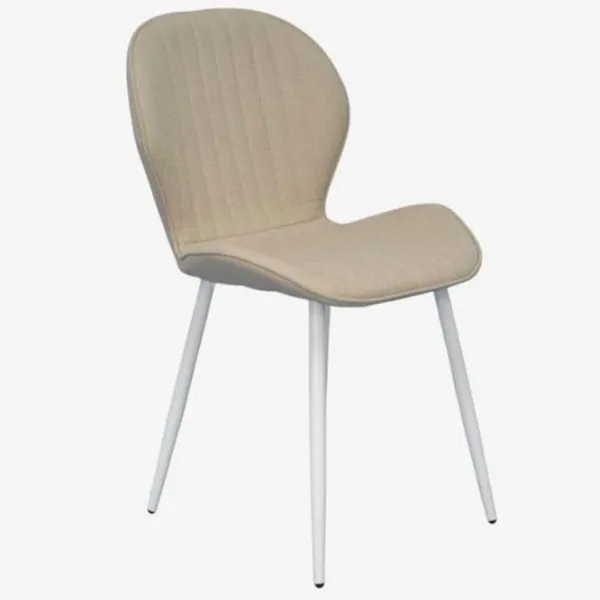 Scaun de bucătărie Evelin YTC-064WH Stofă/ Light Beige Gray photo 5