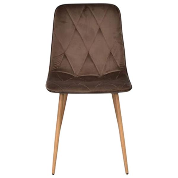 Scaun de bucătărie Evelin YTC-080WO Stofă/ Brown Oak photo 1