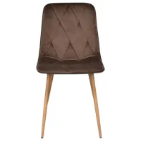 Scaun de bucătărie Evelin YTC-080WO Stofă/ Brown Oak