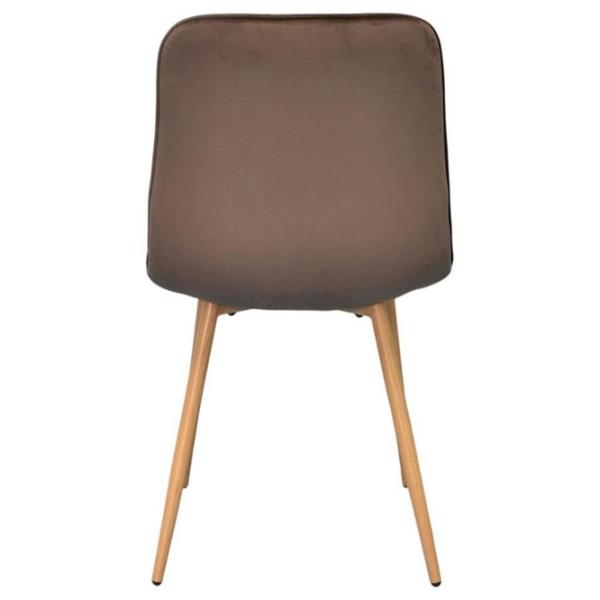 Scaun de bucătărie Evelin YTC-080WO Stofă/ Brown Oak photo 4