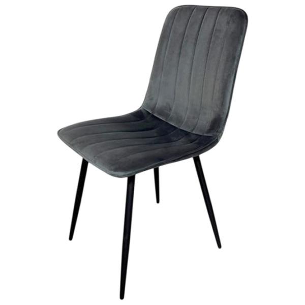 Scaun de bucătărie Evelin YTC-078B Stofă/ Dark Gray Black photo 2