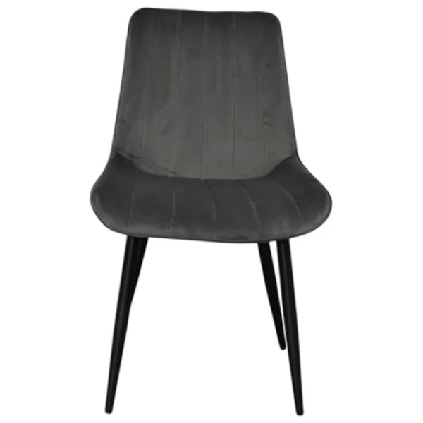 Scaun de bucătărie Evelin YTC-055B Stofă/ Dark Gray Black photo 1