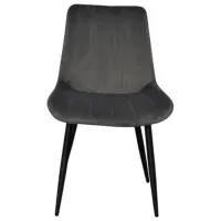 Scaun de bucătărie Evelin YTC-055B Stofă/ Dark Gray Black