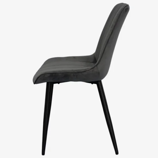 Scaun de bucătărie Evelin YTC-055B Stofă/ Dark Gray Black photo 3