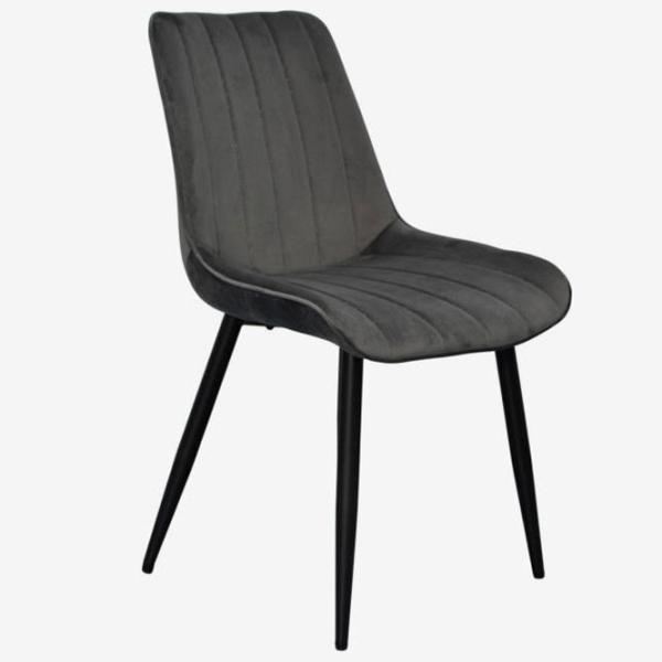 Scaun de bucătărie Evelin YTC-055B Stofă/ Dark Gray Black photo 5