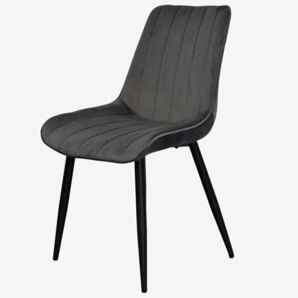 Scaun de bucătărie Evelin YTC-055B Stofă/ Dark Gray Black photo 6