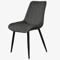 Scaun de bucătărie Evelin YTC-055B Stofă/ Dark Gray Black photo 6