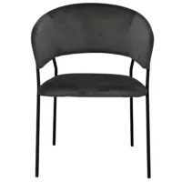 Scaun de bucătărie Evelin YTC-097B Stofă/ Dark Gray Black