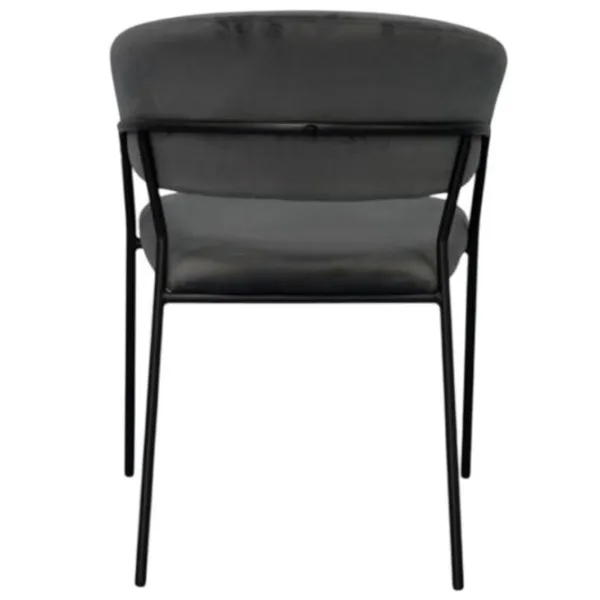 Scaun de bucătărie Evelin YTC-097B Stofă/ Dark Gray Black photo 2
