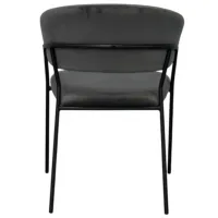 Scaun de bucătărie Evelin YTC-097B Stofă/ Dark Gray Black photo 2