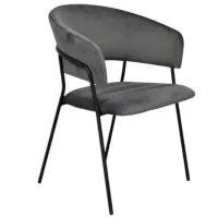 Scaun de bucătărie Evelin YTC-097B Stofă/ Dark Gray Black photo 5