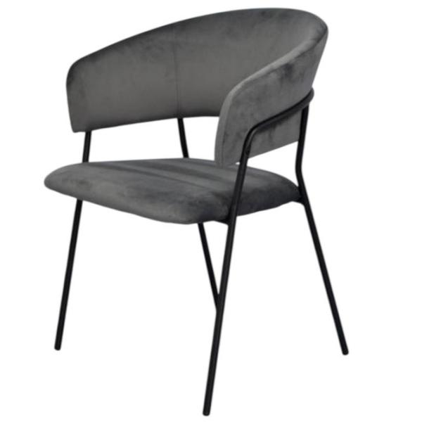 Scaun de bucătărie Evelin YTC-097B Stofă/ Dark Gray Black photo 6